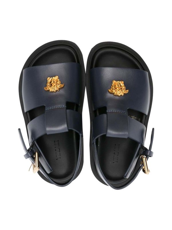 The Best Shops VERSACE: Sandales - Sandales - Bleu