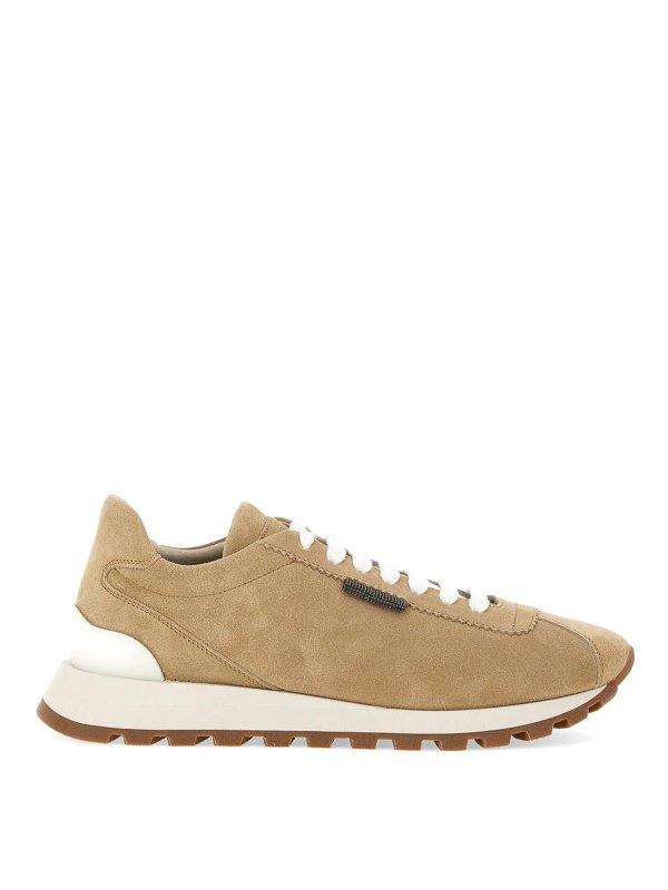 BRUNELLO CUCINELLI: Chaussures de sport - Baskets - Beige