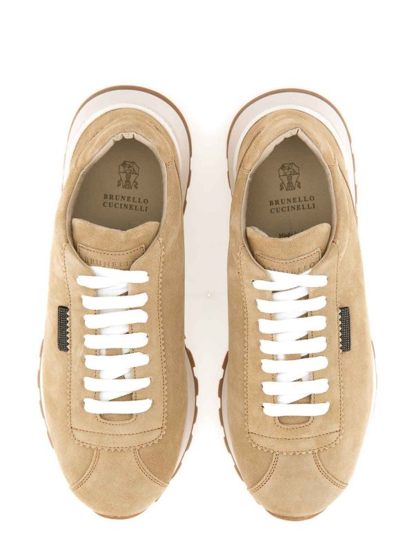 BRUNELLO CUCINELLI: Chaussures de sport online - Baskets - Beige