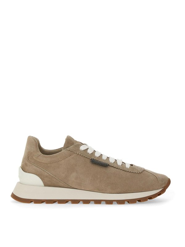 BRUNELLO CUCINELLI: trainers - Suede Sneaker