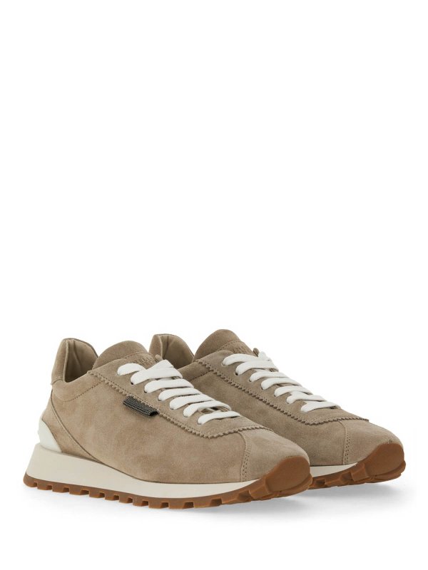 BRUNELLO CUCINELLI: trainers online - Suede Sneaker