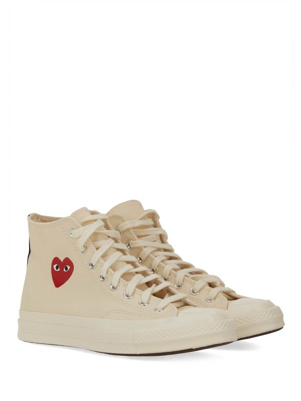 Comme des Garçons Play: Chaussures de sport online - Baskets - Blanc