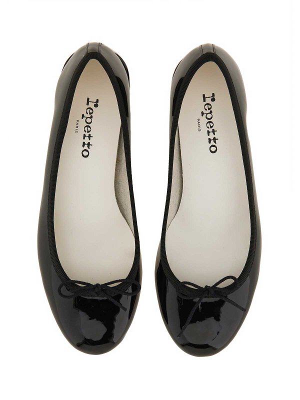 フラットシューズ - 黒 shop online: REPETTO