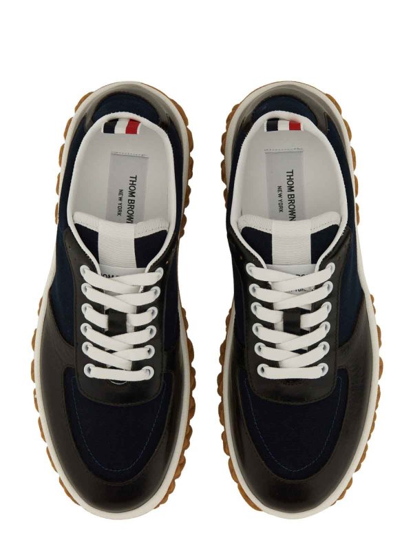 THOM BROWNE: Chaussures de sport online - Baskets - Bleu