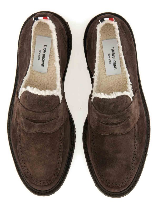THOM BROWNE: Loafers & Slippers online - Moccasin Penny