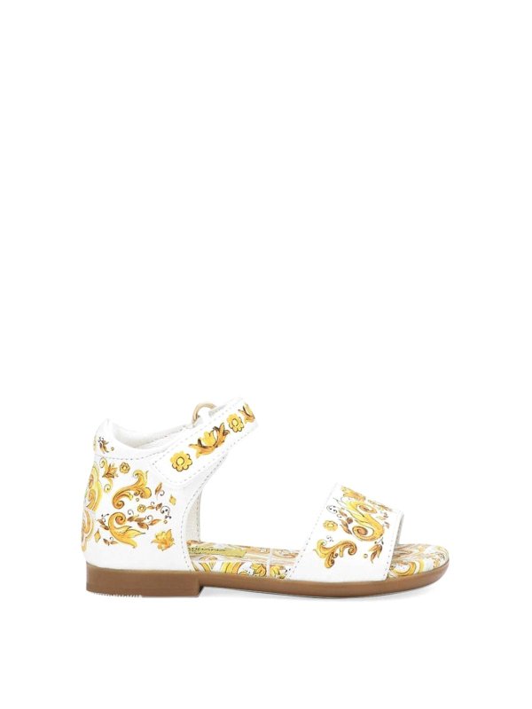 DOLCE & GABBANA: Sandalen - Sandalen - Gelb