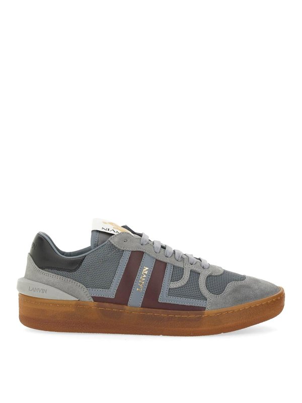 LANVIN: Chaussures de sport - Baskets - Gris