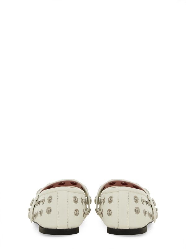 フラットシューズ - 白 shop online: STELLA McCARTNEY