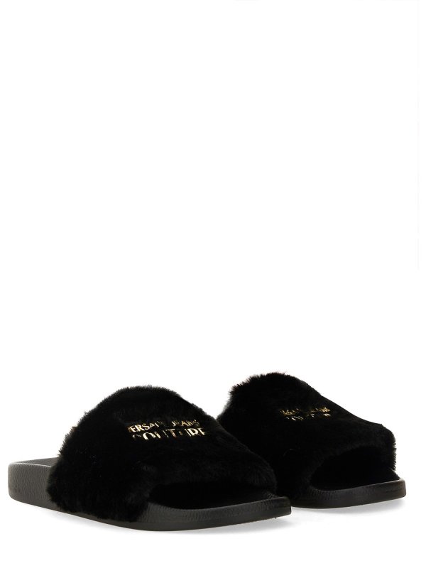 Versace Jeans Couture: sandals online - Slide Sandal With Logo