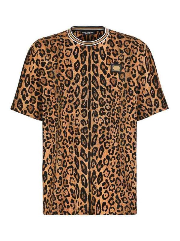DOLCE & GABBANA: Camisetas - Camiseta - Marrón