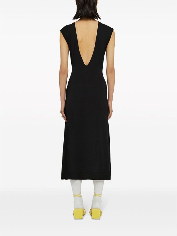 JIL SANDER buy online Maxikleid - Schwarz