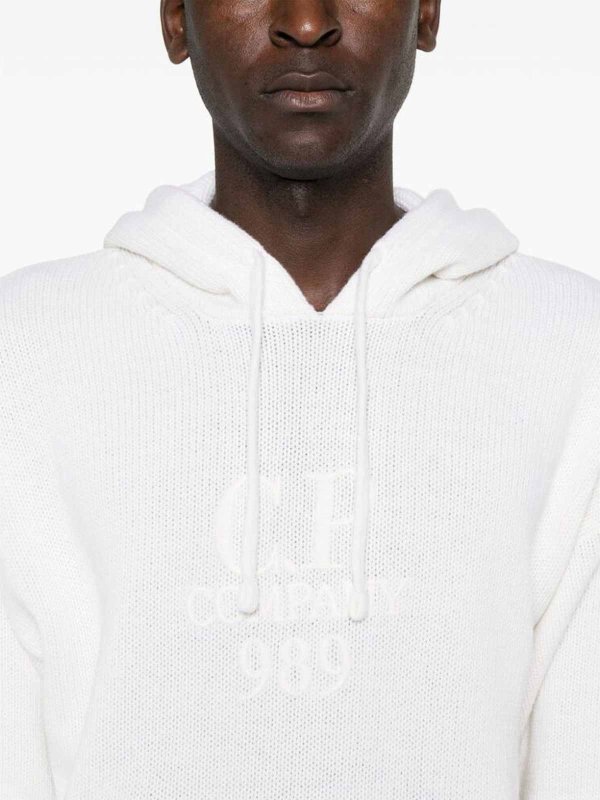 Suéter Cuello Redondo - Blanco shop online: C.P. COMPANY