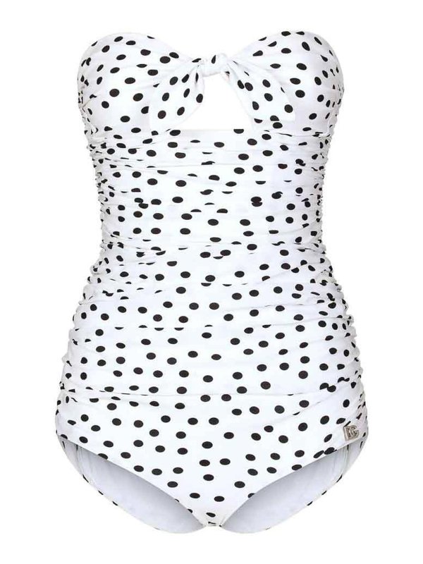 DOLCE & GABBANA: Maillots une pièce  - Maillot De Bain - Blanc