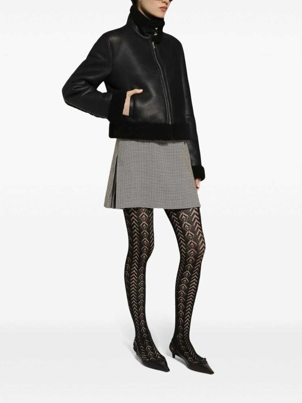 DOLCE & GABBANA buy online Lederjacke - Schwarz