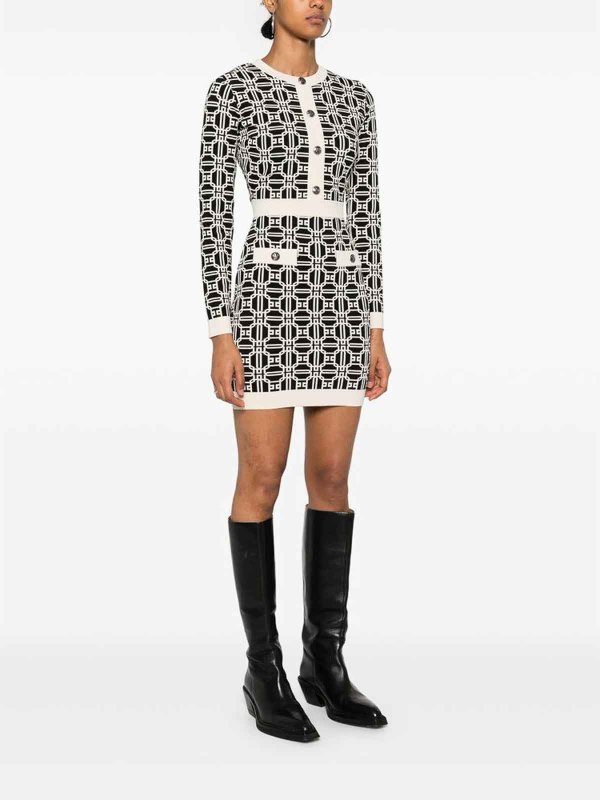 The Best Shops ELISABETTA FRANCHI: Robes courtes - Robe Courte - Blanc