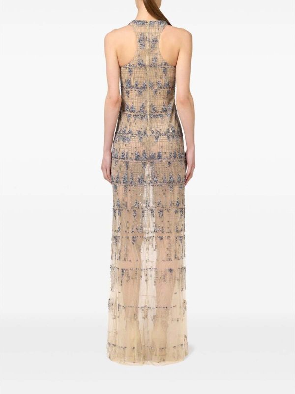 The Best Shops ELISABETTA FRANCHI: Maxikleider - Maxikleid - Beige