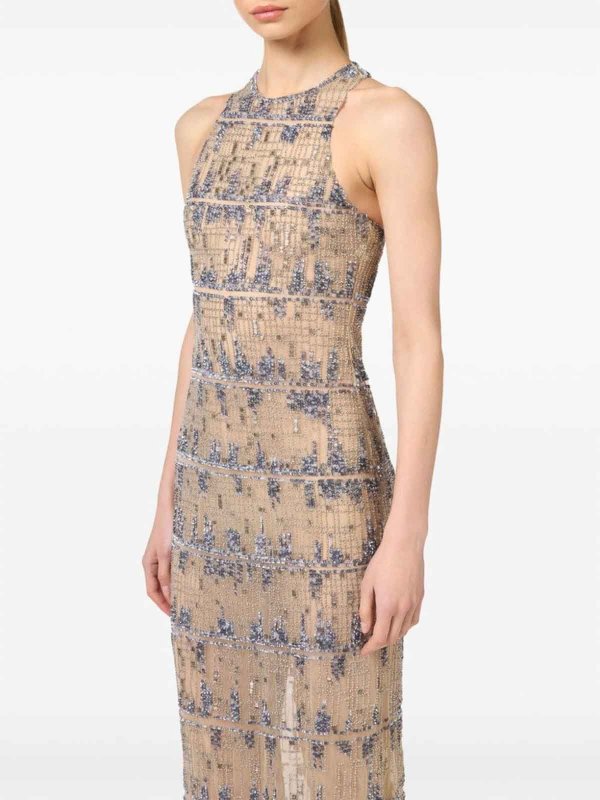 Maxikleid - Beige shop online: ELISABETTA FRANCHI