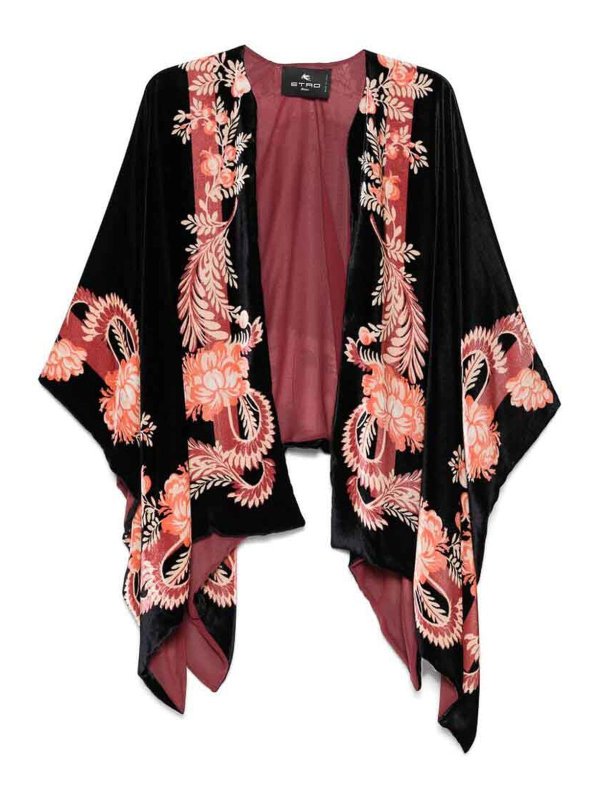 ETRO: Capas  y Ponchos - Capa - Negro