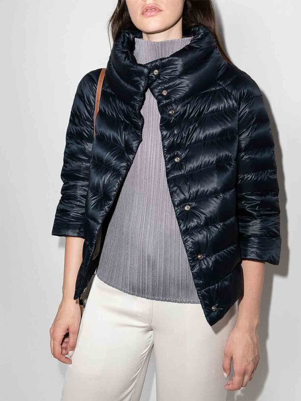 HERNO: ダウン・ハイテクジャケット online - ダウンジャケット - ブルー