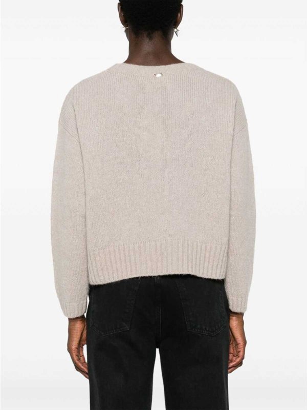 HERNO: Suéteres con cuello pico online - Suéter Cuello Redondo - Marrón