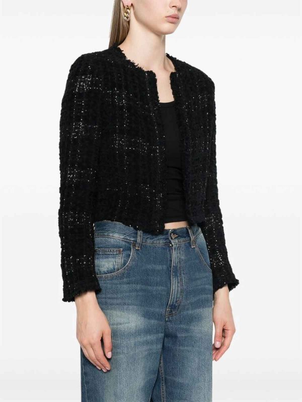 The Best Shops Iro: カジュアルジャケット - カジュアルジャケット - 黒