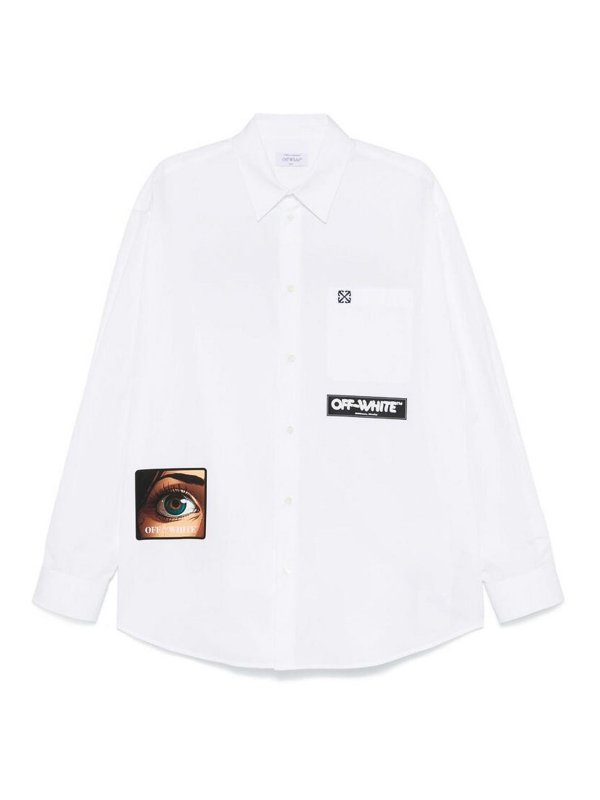 OFF-WHITE: Hemden - Hemd - Weiß