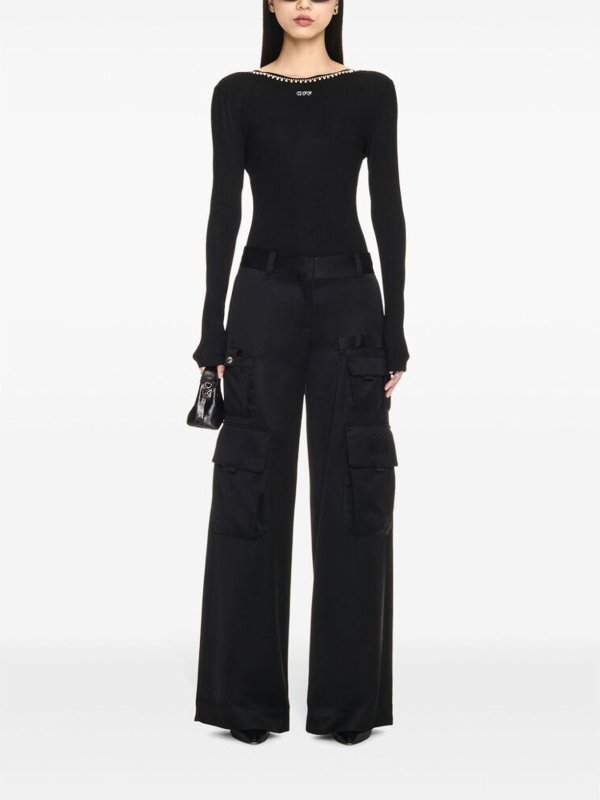 トップ/タンクトップ - 黒 shop online: OFF-WHITE