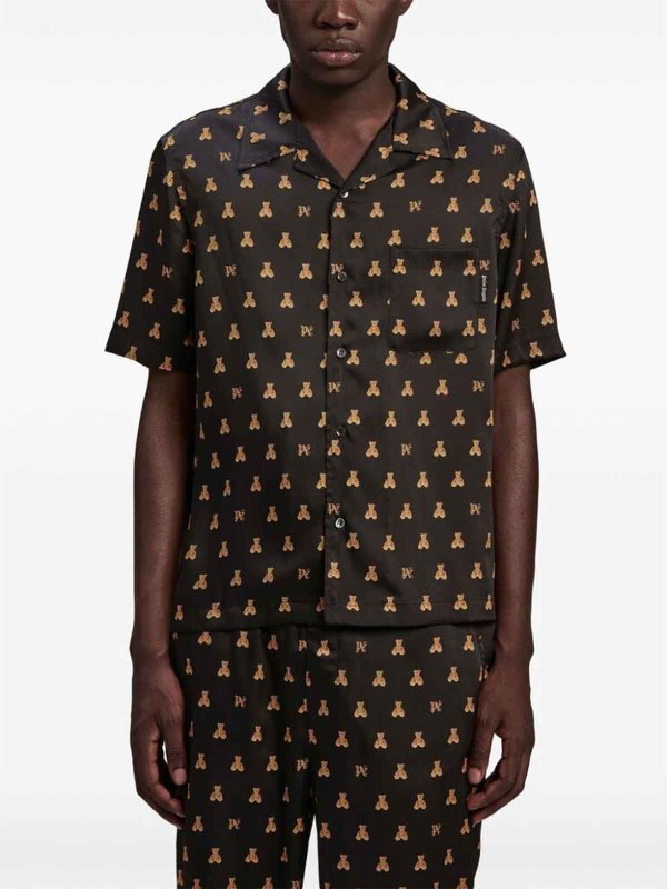 シャツ - 黒 shop online: Palm Angels