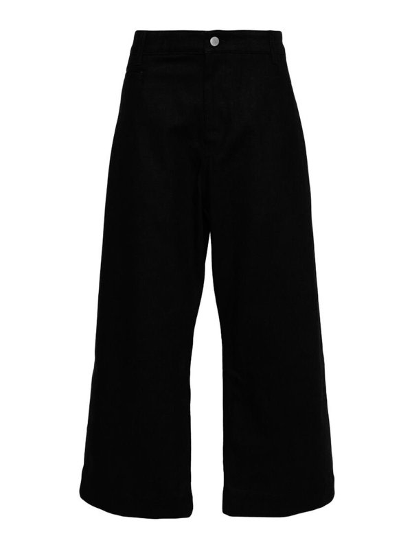 STUDIO NICHOLSON: Bootcut - Bootcut Jeans - Schwarz