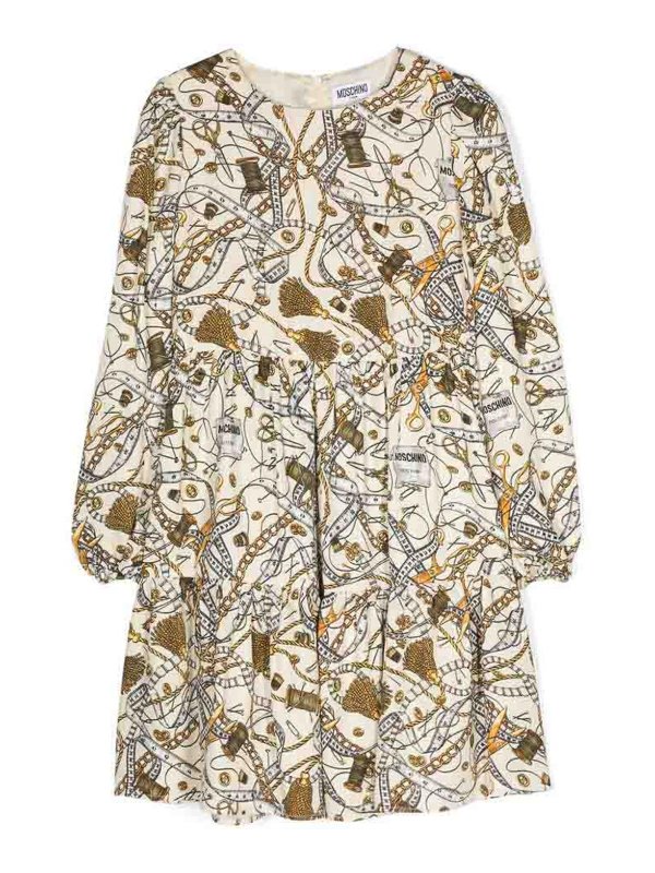 MOSCHINO: Kurze Kleider - Kurzes Kleid - Nude