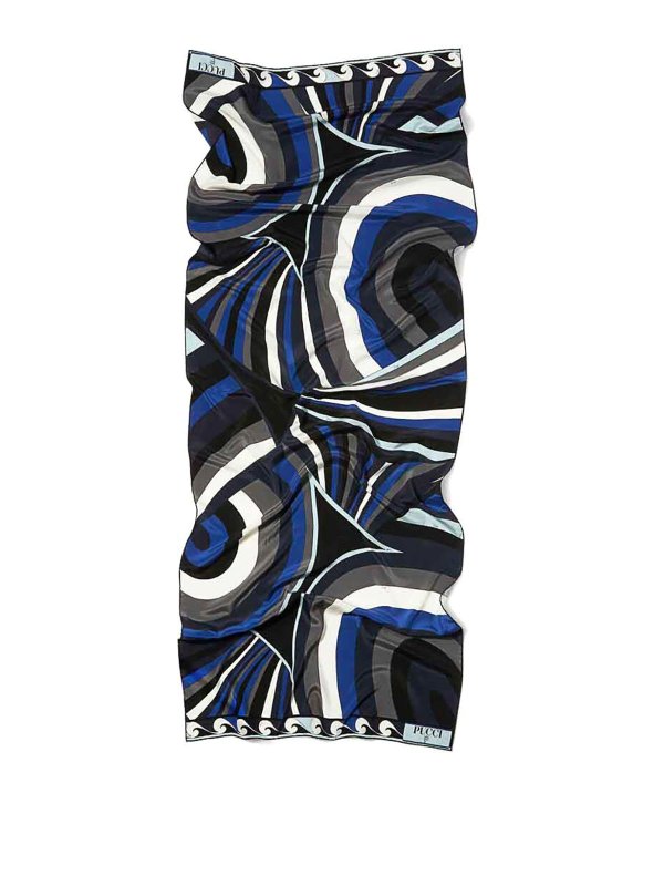 EMILIO PUCCI: Bufandas y pañuelos - Bufanda - Negro