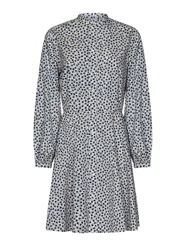 POLO RALPH LAUREN: ショートドレス - ショートドレス - ブルー