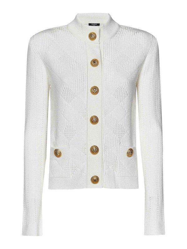 Balmain: Cardigans - Cardigan - 