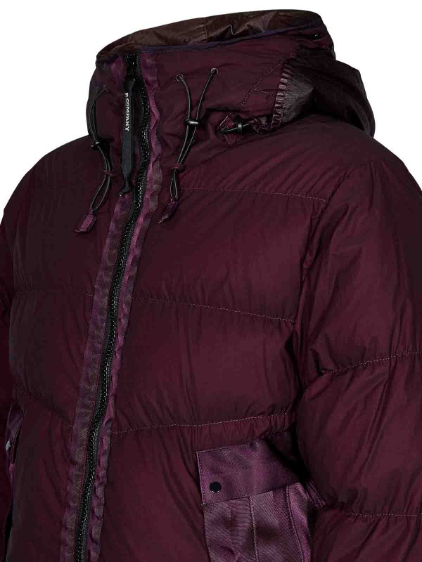 The Best Shops C.P. COMPANY: casual jackets - Bordeaux Bi-Tm Down Jacket