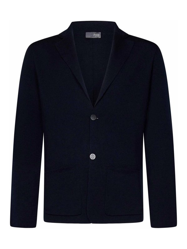 DRUMOHR: blazers - Extrafine Merino Wool Single-Breasted Blazer