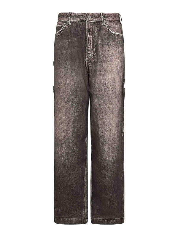 EMPORIO ARMANI: ブーツカットジーンズ - ブーツカットジーンズ - グレー