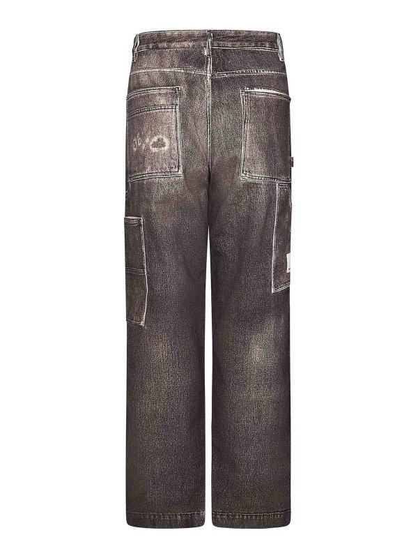 EMPORIO ARMANI: ブーツカットジーンズ online - ブーツカットジーンズ - グレー