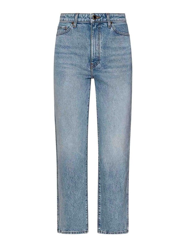 KHAITE: Jeans boot-cut - Jeans Boot-Cut - Azul