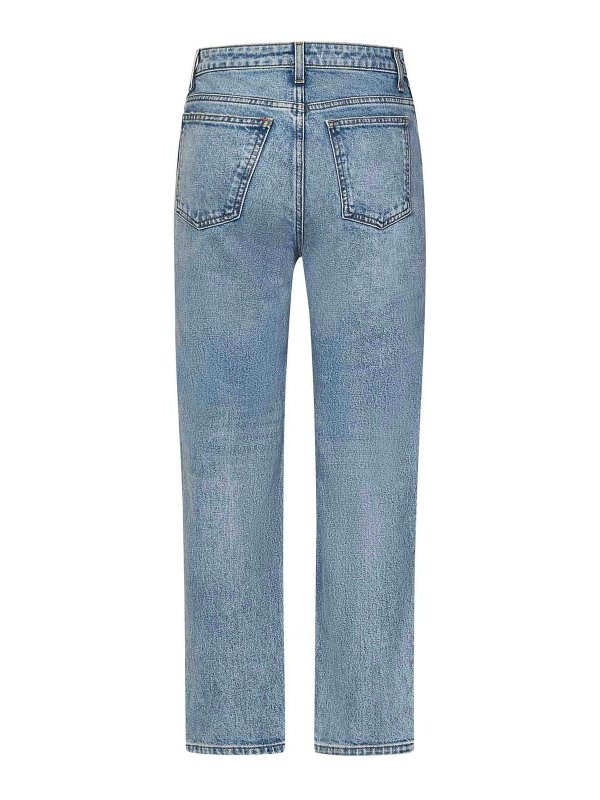 KHAITE: Jeans boot-cut online - Jeans Boot-Cut - Azul