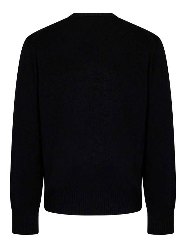 LACOSTE: Suéteres con cuello pico online - Suéter Cuello Redondo - Negro