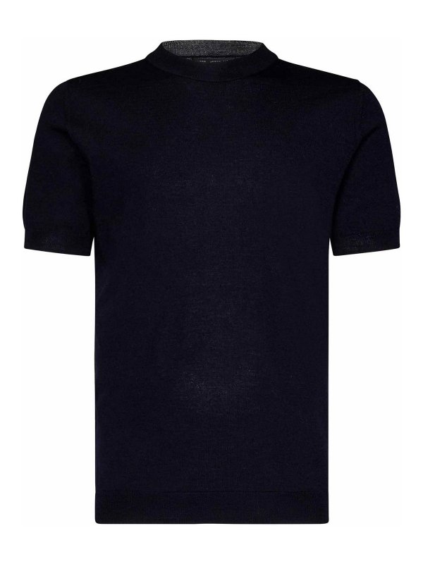 LOW BRAND: クルーネック - クルーネック - ブルー