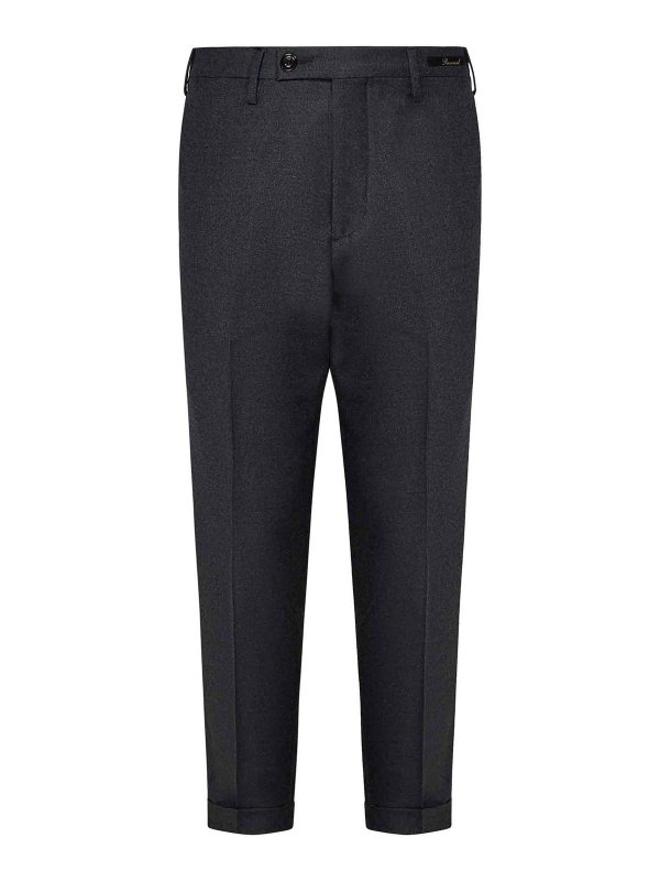 MICHAEL COAL: Trousers Shorts - Lu-Brad Slim Fit Capri Trousers