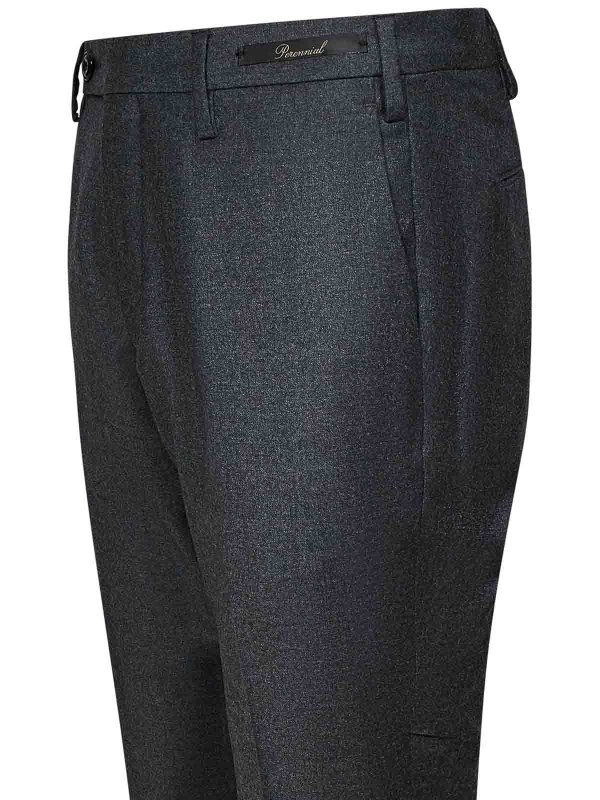 The Best Shops MICHAEL COAL: Trousers Shorts - Lu-Brad Slim Fit Capri Trousers