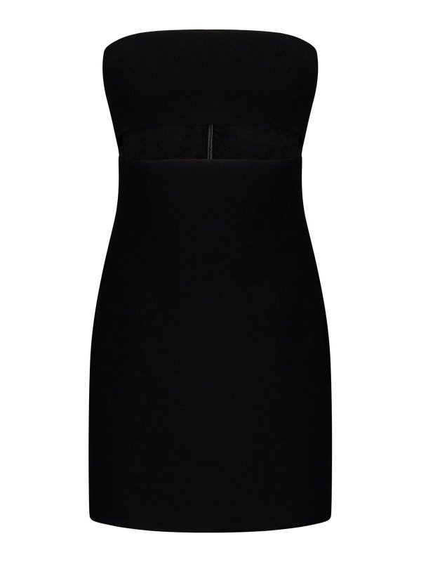 MÔNOT: ニーレングスドレス - 膝丈ドレス - 黒