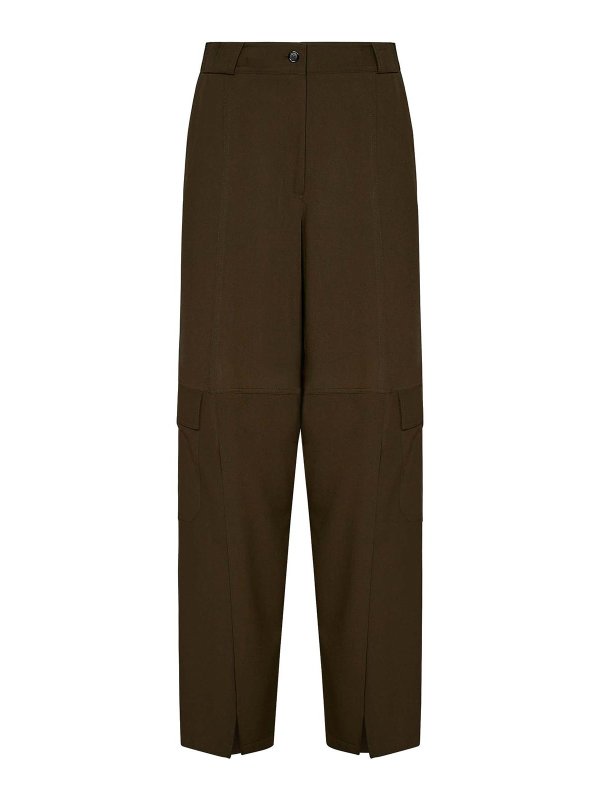 Pinko: pantaloni shorts - Pantaloni cargo a gamba larga