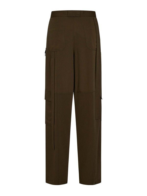 Pinko: pantaloni shorts online - Pantaloni cargo a gamba larga