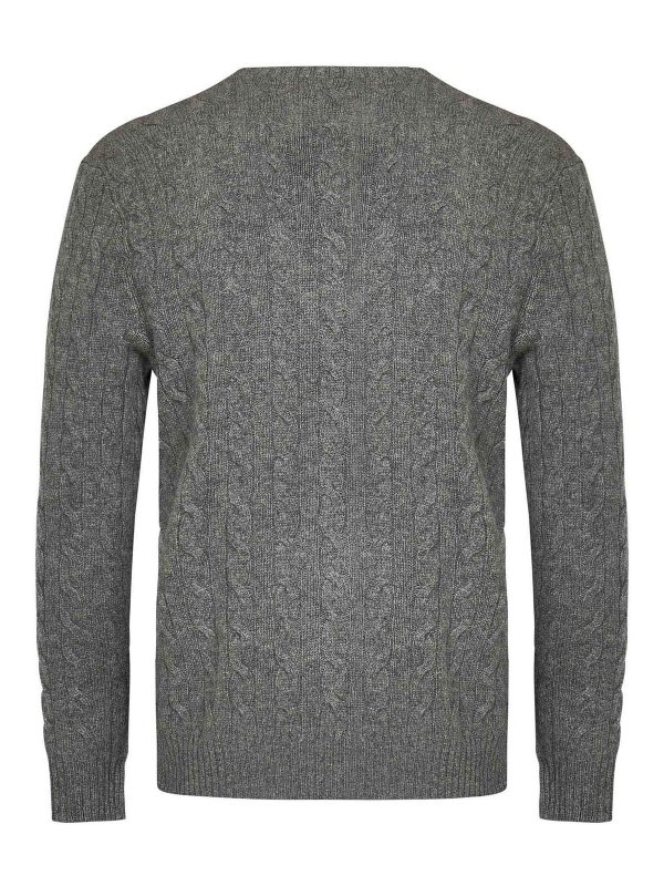 POLO RALPH LAUREN: Suéteres con cuello pico online - Suéter Cuello Redondo - Gris