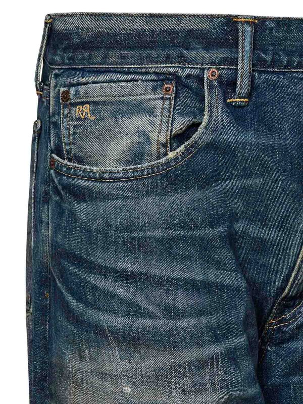 The Best Shops RALPH LAUREN RRL: ブーツカットジーンズ - ブーツカットジーンズ - ブルー