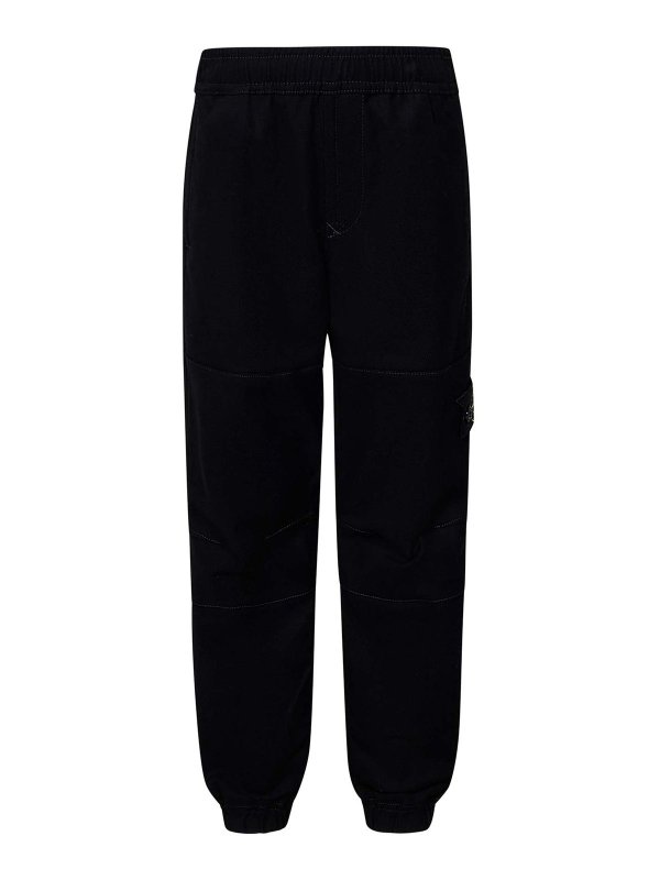 STONE ISLAND: トラウザーショーツ - ショートパンツ - 黒