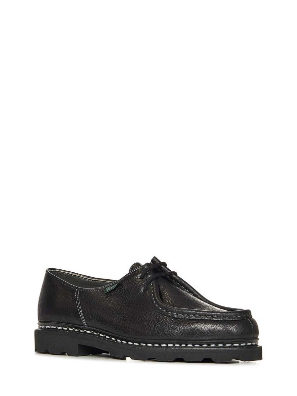 PARABOOT: classic shoes online - Michael Black Deerskin Derby Shoes